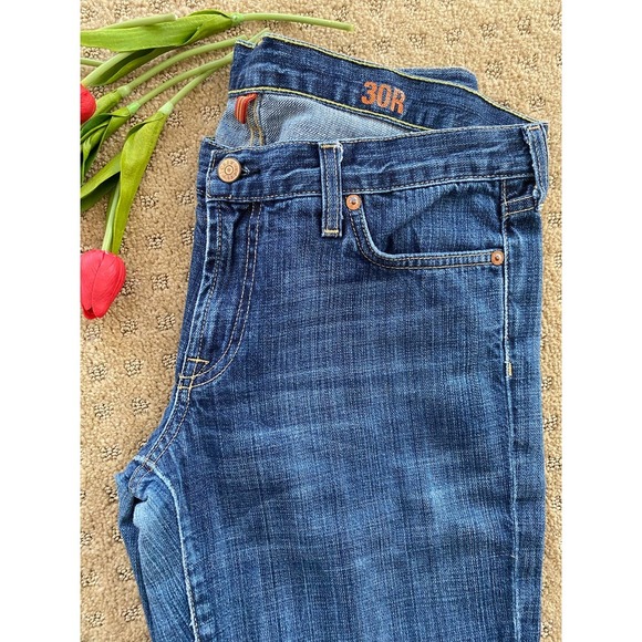 Womens Straight Leg Jeans 30 x 32 Blue Deconstructed by J Crew - Picture 4 of 15